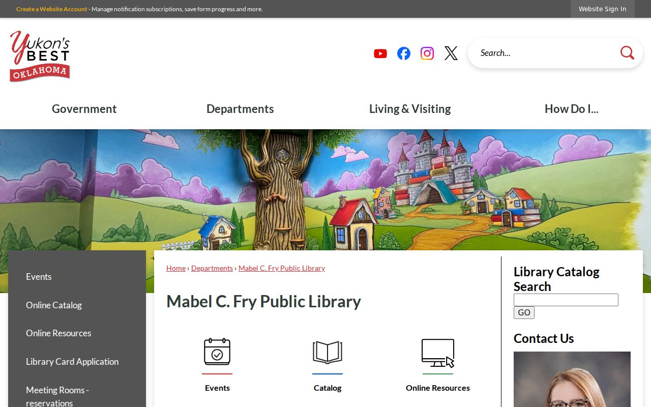 Yukon city directory research at Mabel C. Fry Public Library